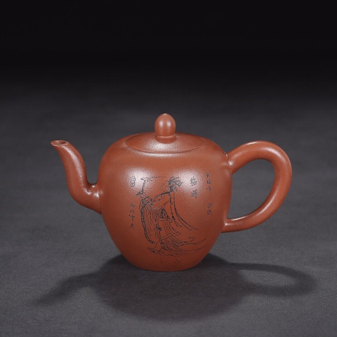 Chinese Yixing Zisha Clay Handmade Exquisite Teapot (四大美女 底款:蒋蓉)