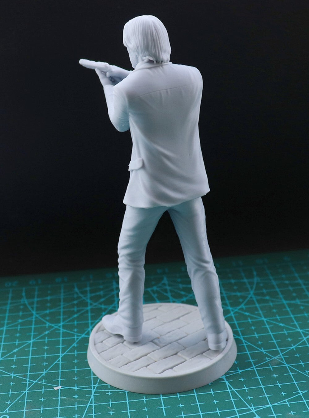 1/24 resin figures model Quickly pursue male agents Unassembled unpainted