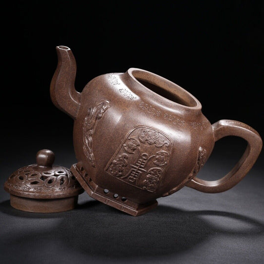 Vintage Chinese Yixing Purple Clay Teapot Zisha Ceremony Teaware Collection Rare
