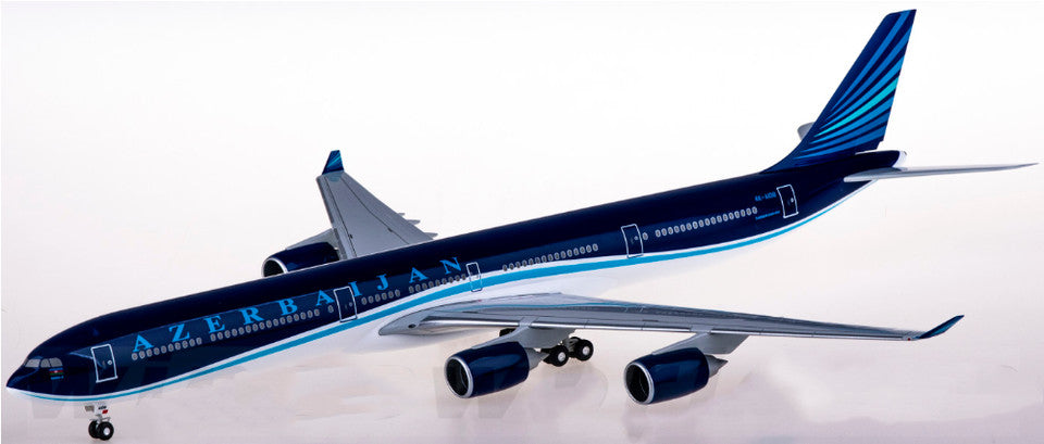 1:200 38CM Hogan Azerbaijan AIRBUS A340-600 Passenger Airplane ABS Plastic Model