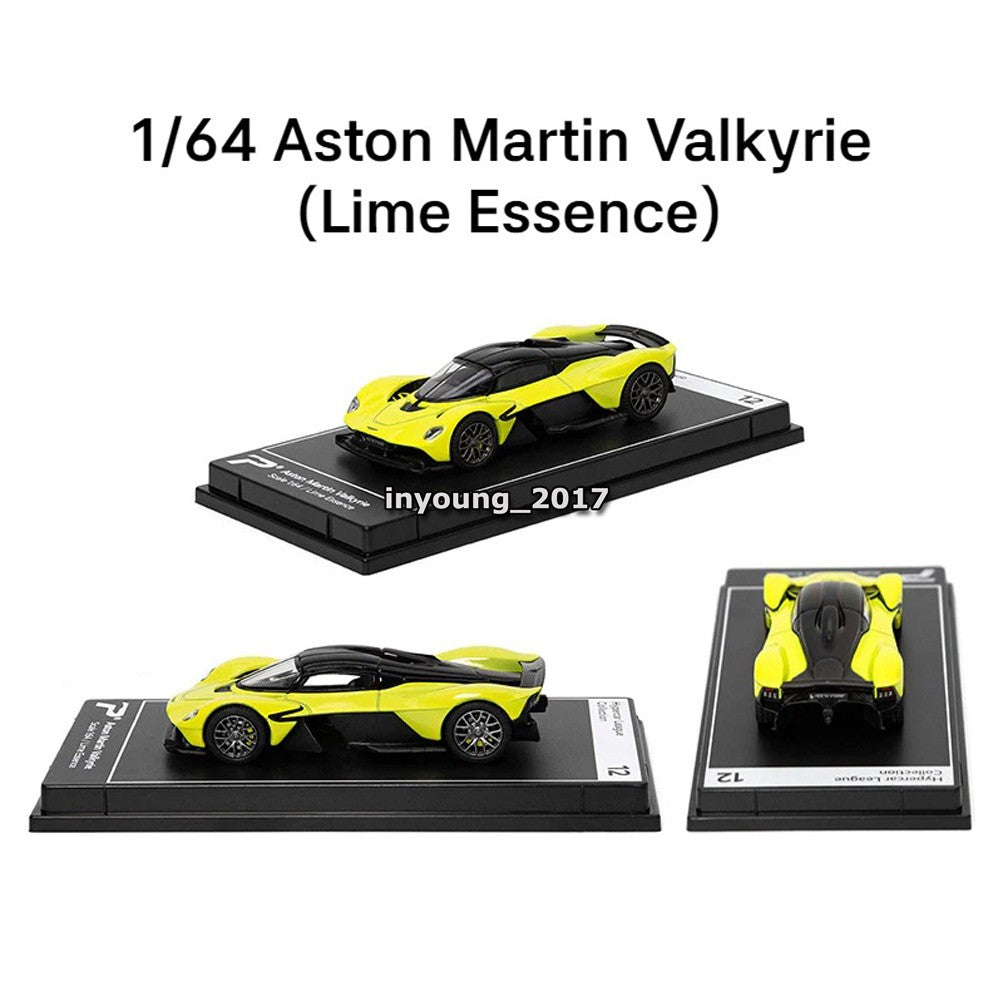 1/64 Aston Martin Valkyrie Model Toy Car Diecast Toy Vehicle Boys Toys Yellow