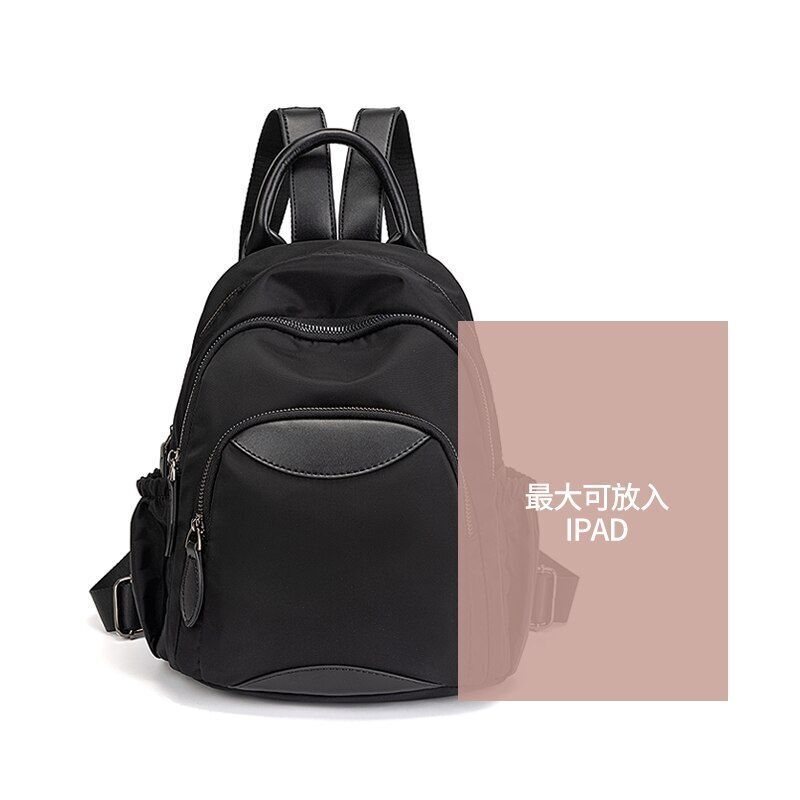 Waterproof Backpack Leisure Traveling Bags Small 1PC Leather Makeup Purse Oxford