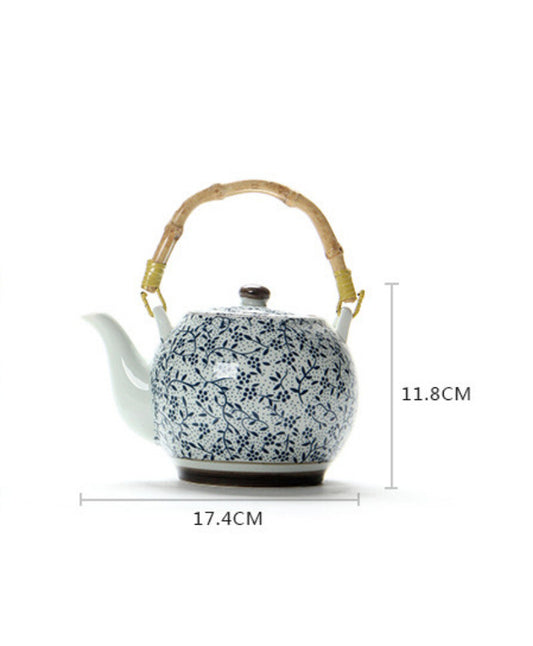 1000ml High Temperature Resistant Ceramic Teapot Filter Household Porcelain