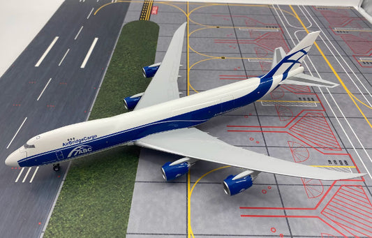 38CM 1:200 Hogan AirBridgeCargo Boeing 747-8F Plane ABS Plastic Aircraft Model
