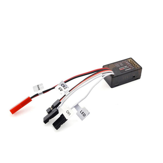 10A Brushed RC ESC 2s/3s Dual Way Brake LED Control for 1/28 1/24 RC Car Model a