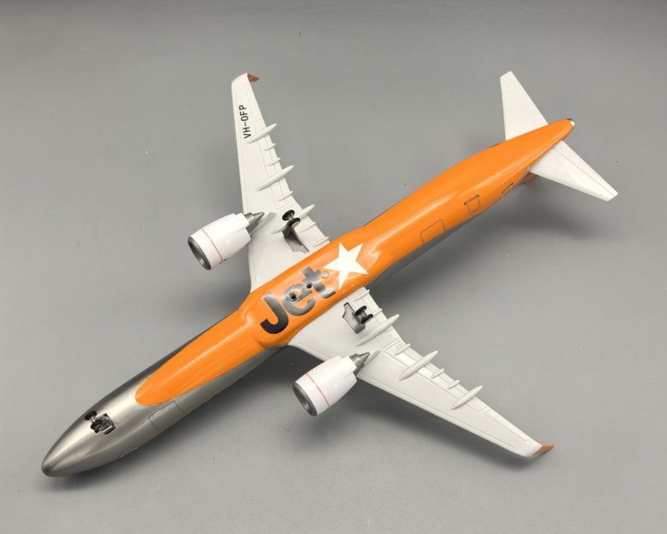 45CM 1:100 Jetstar AIRBUS A321neo Airplane Landing Gear Resin Aircraft Model