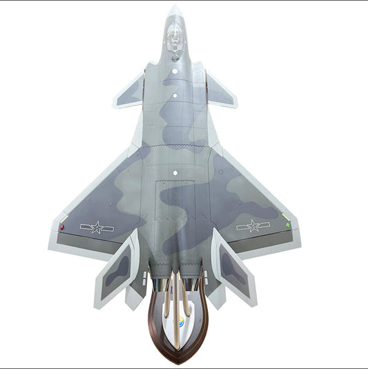 1:18 120CM China J-20 Stealth Fighter Aeroplane Diecast Military Aircraft Model