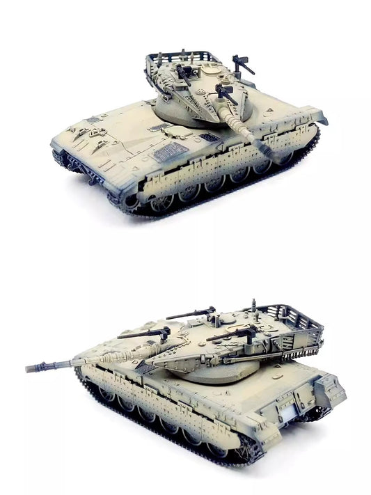 Handmade 1/144 A109.Merkava MK2 Tank Full Inner Structure Model Desert Color
