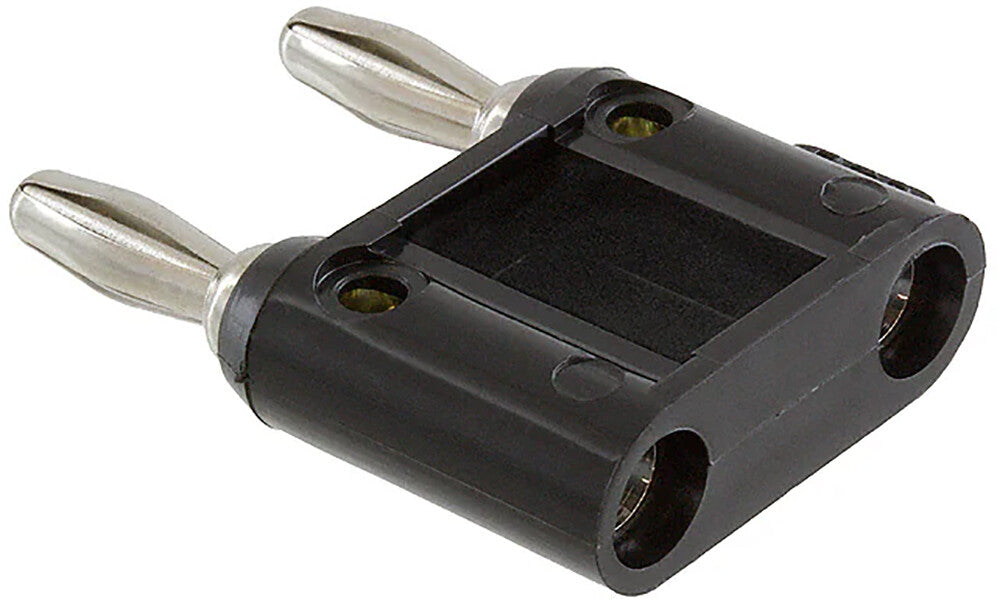 Pomona Brass Double Banana Plug w\ Component Mounting Area, Nickel Plated