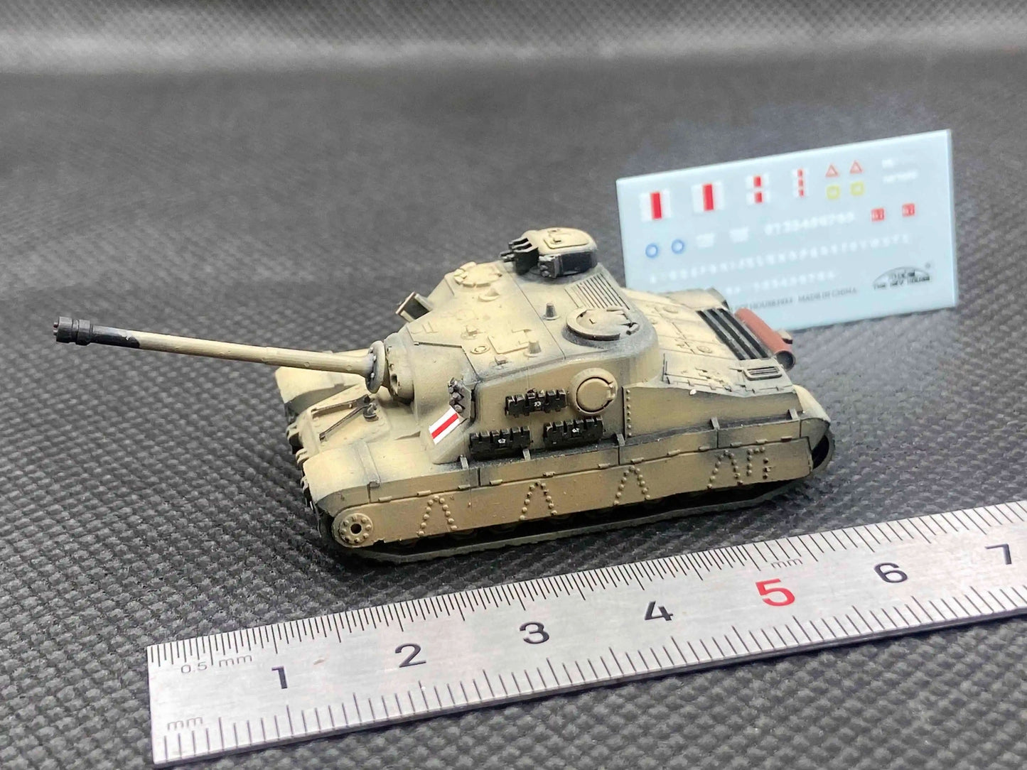 1:144 Pocket World of Tanks UK A39 Turtle Tank Finished Two-Pack Model