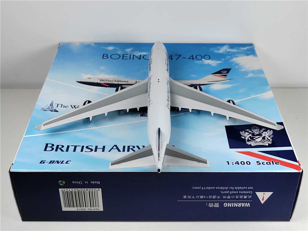 1:400 Phoenix BRITISH AIRWAYS BOEING B747-400 Airplane Diecast Aircraft Model