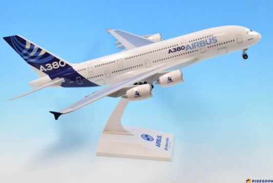 37CM 1:200 Risesoon AIRBUS A380-800 Passenger Aircraft ABS Plastic Plane Model