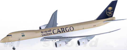 1:400 HOGAN SAUDIA CARGO BOEING 747-8F Passenger Airplane Diecast Aircraft Model