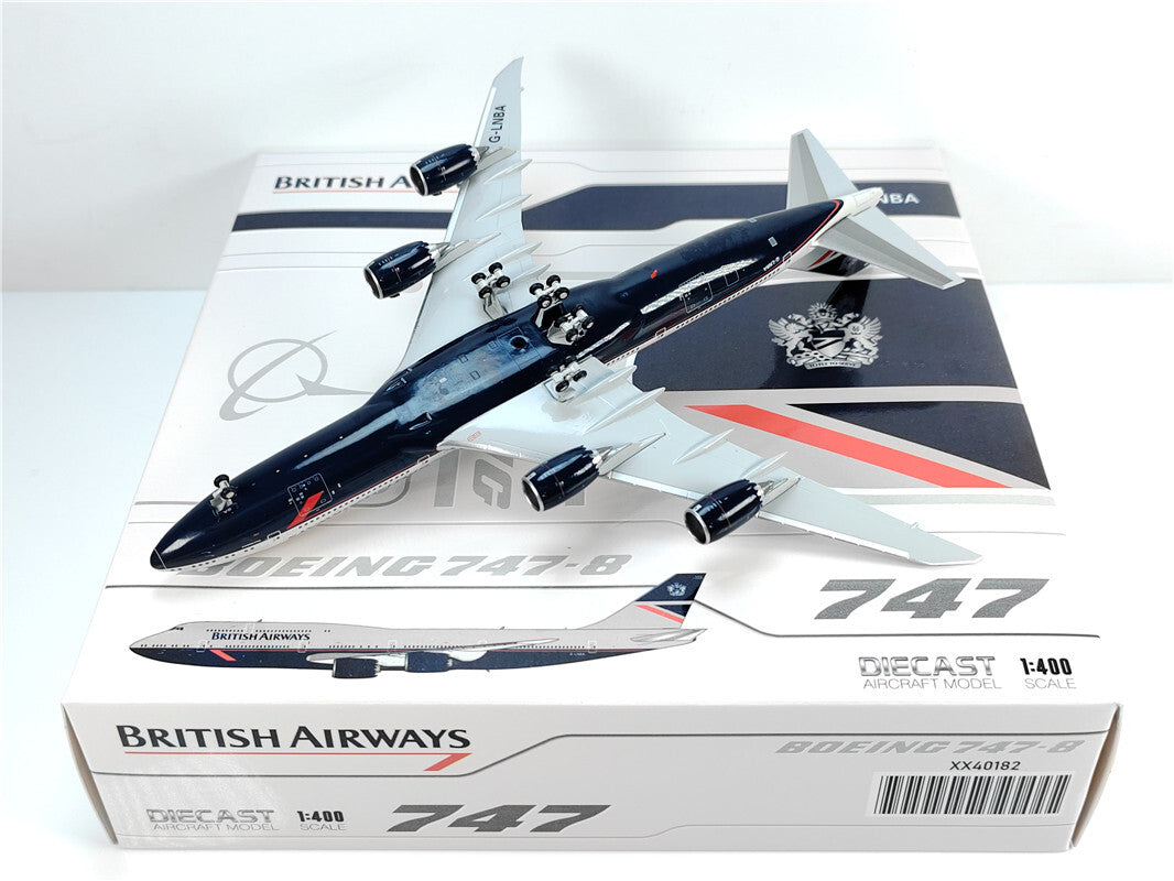 1:400 JC Wings BRITISH AIRWAYS BOEING B747-8i Passenger Airplane Diecast Model