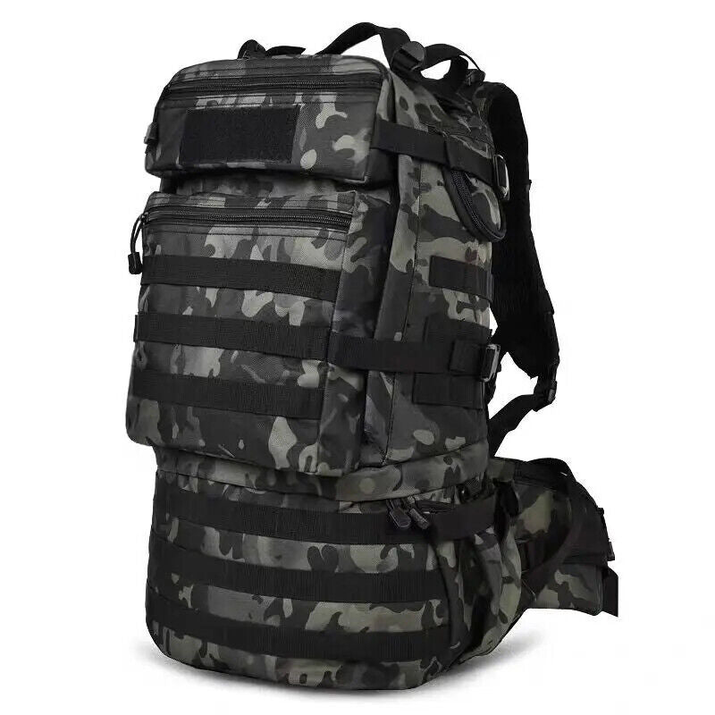 Tactical Backpack 50L Outdoor Army Camping Hiking Travel Backpacks Sports Bags