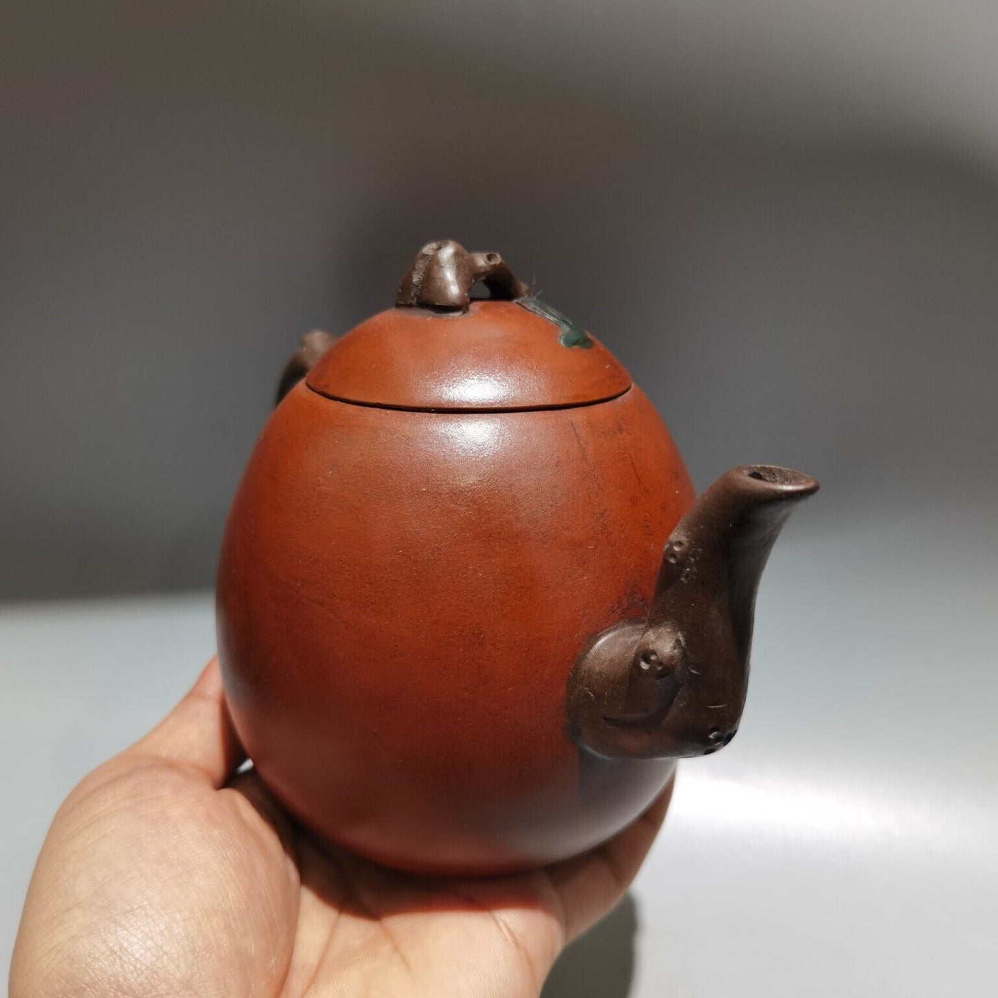 Vintage Chinese Yixing Purple Clay Teapot Zisha Ceremony Exquisite Tea Set Rare
