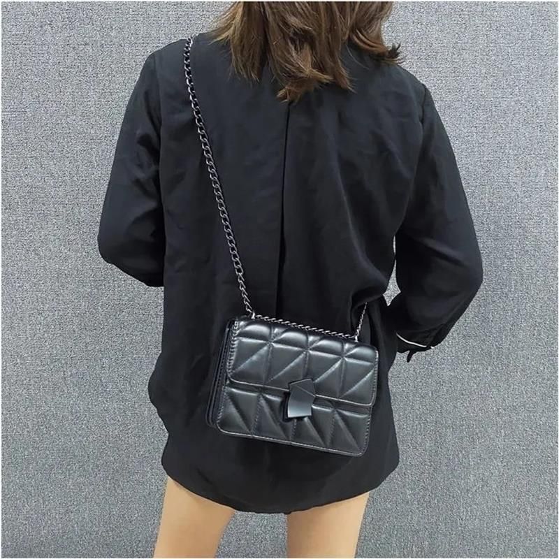 Luxury Bag Handbag Rhombic Crossbody Chain Messenger Shoulder Bag 20*7*14 CM 1PC