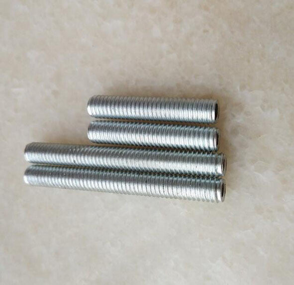 10Pcs M6 Hollow Threaded Rod Tube Side Electric Light Socket Accessories