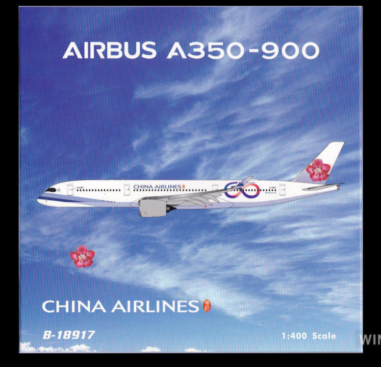 1:400 Phoenix CHINA AIRLINES AIRBUS A350-900 Passenger Airplane Diecast Model