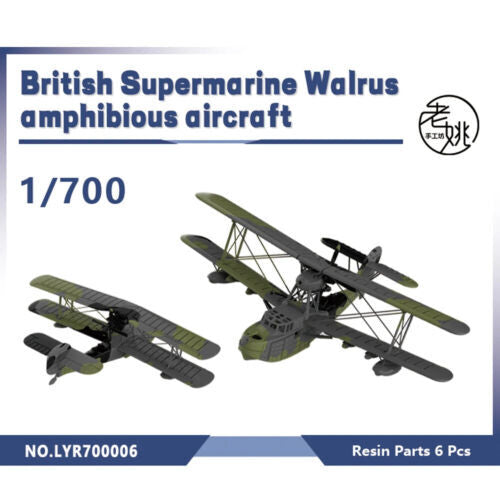 Yao's Studio LYR700006 1/700Model British Supermarine Walrus amphibious aircraft