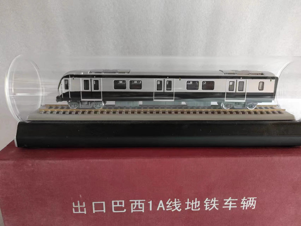 1:87 Brazil Line 1A Subway Vehicles Metro Passenger Train Railways Diecast Model