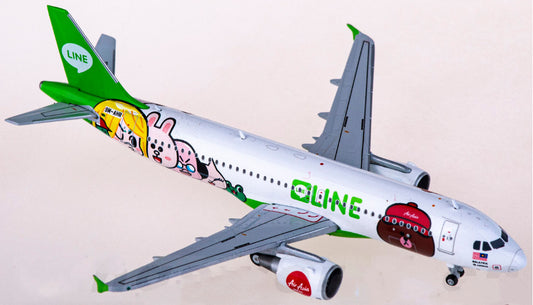 1:400 BT400 AirAsia Airbus A320 Passenger Airplane Diecast Model