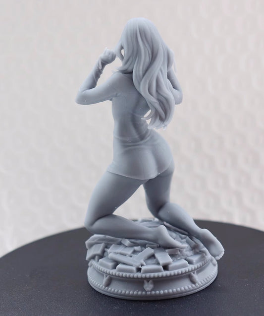 1/24 resin figures model Cat Girl Spider-Woman Unassembled Unpainted
