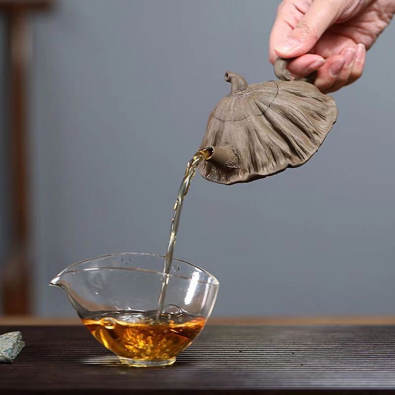 130cc chinese Yixing Handmade Zisha teapot Duan Clay LianPeng Gongfu Hu Tea Pot