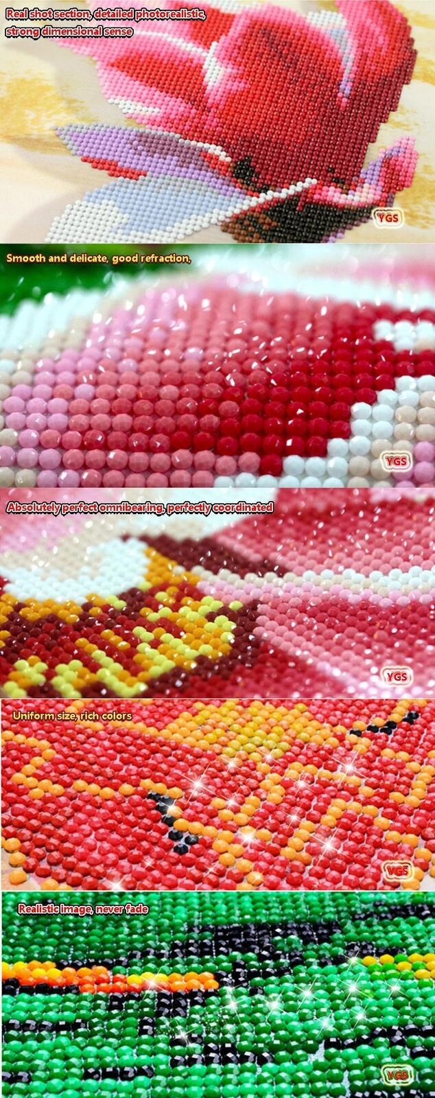 5D DIY Swans Swimming Full Diamond Painting Diamond Embroidery Cross Stitch Kits
