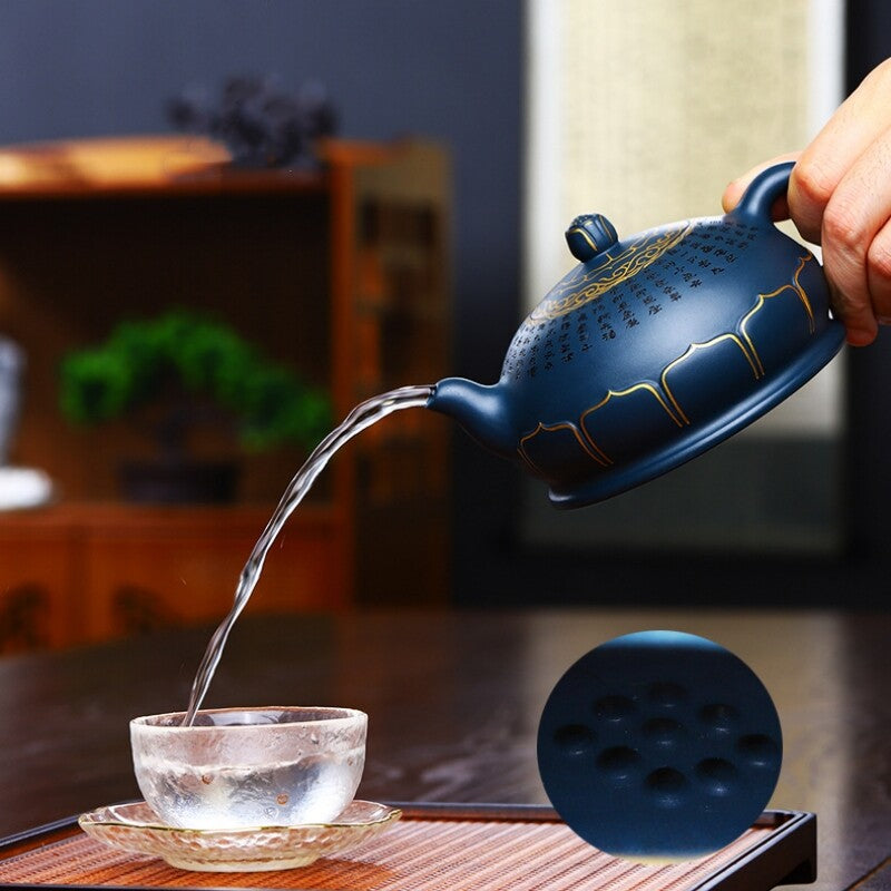 Traditional Craft Real Yixing Zisha Tianqing Clay Tea Pot Certificate Paper New