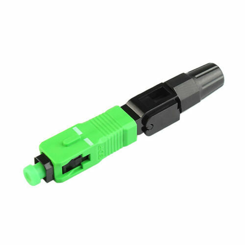 10pcs Ftth Embedded Quick Assembly Connector SC/APC Covered Wire Connector CATV