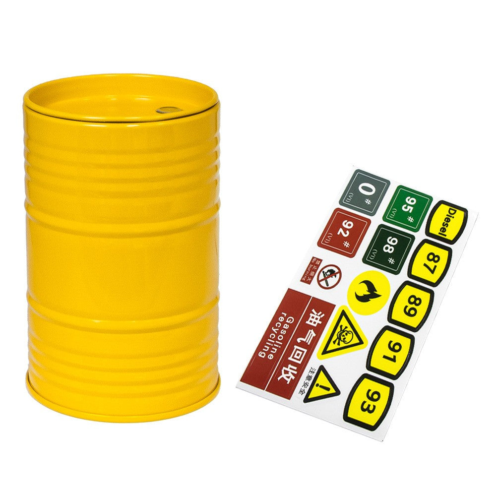 New Aluminum Alloy Simulation Oil Barrel Gas Tank Decoration For 1/10 1/8 RC Car