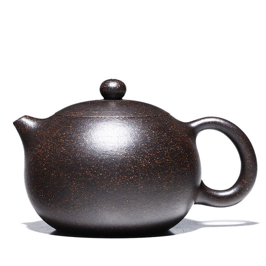 Marked Yixing True Zisha Teapot Xishi Pot Ball Infuser Holes Handmade Master Pot