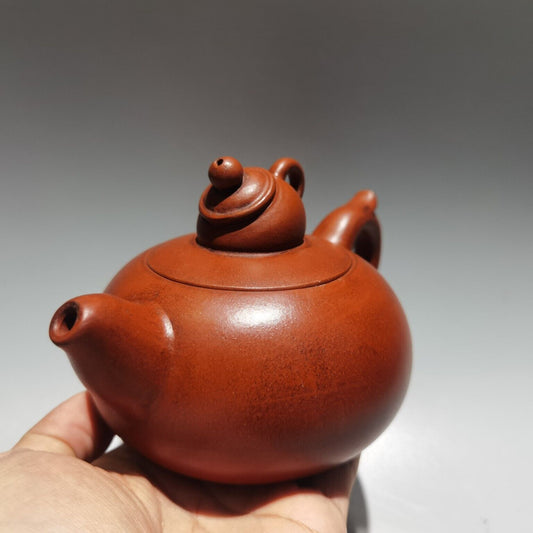Chinese Yixing Zisha Clay Handmade Exquisite Kung Fu Tea Set Teapot (壶上壶 底款:顾景舟)
