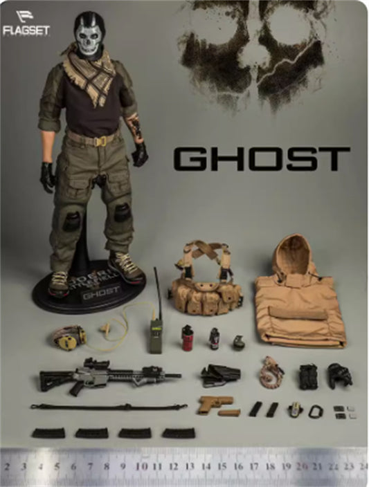 1/6 Scale Modern Battlefield End War Ghost Soldier 12'' Action Figure Model Set