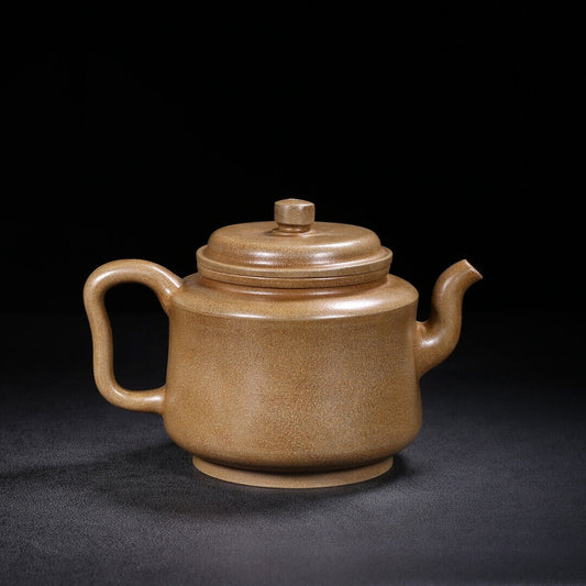 Chinese Yixing Zisha Clay Handmade Exquisite Teapot(汲直壶 底款:日岭山馆)