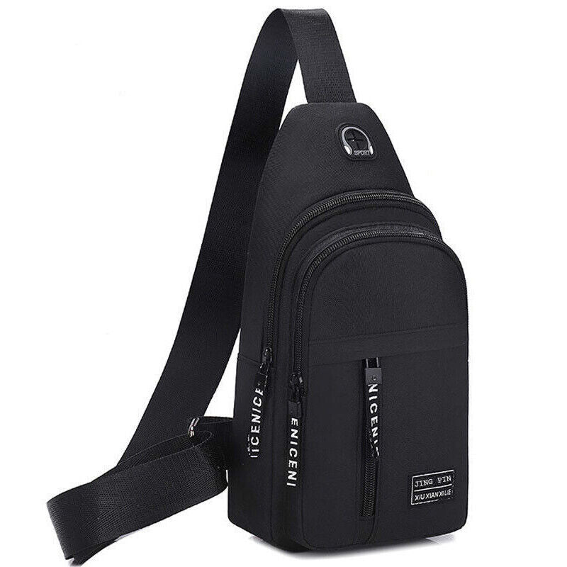 New Men Shoulder Bags Chest Bag Multifuncional Crossbody Bags Travel Sling ~URBT