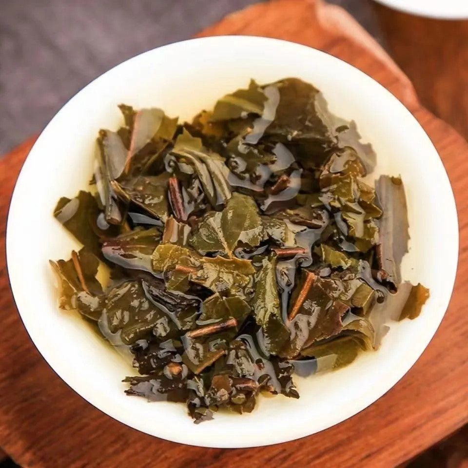 Hunan Fu Tea Fucha Special Made Yiyang Anhua Dark Tea Hei Cha Fu Brick Tea 300g