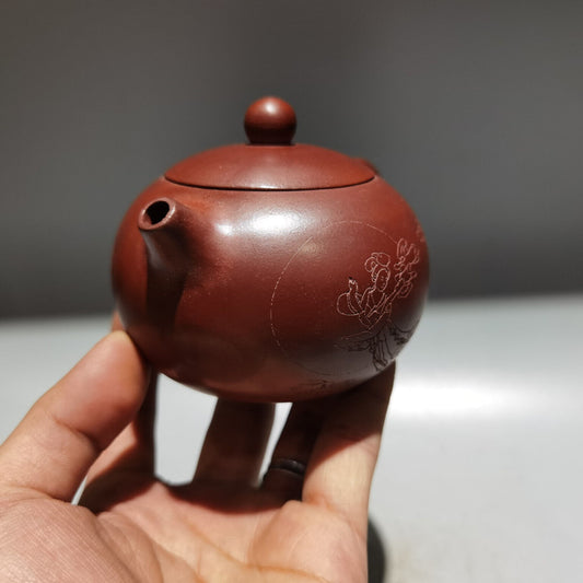 Chinese Yixing Zisha Clay Handmade Exquisite Teapot (西施壶 低款:顾景舟)
