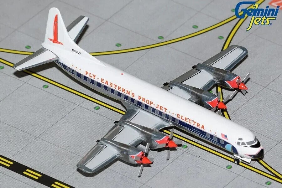 1:400 GeminiJets Eastern AirLines Lockheed L-188A Electra Airplane Diecast Model