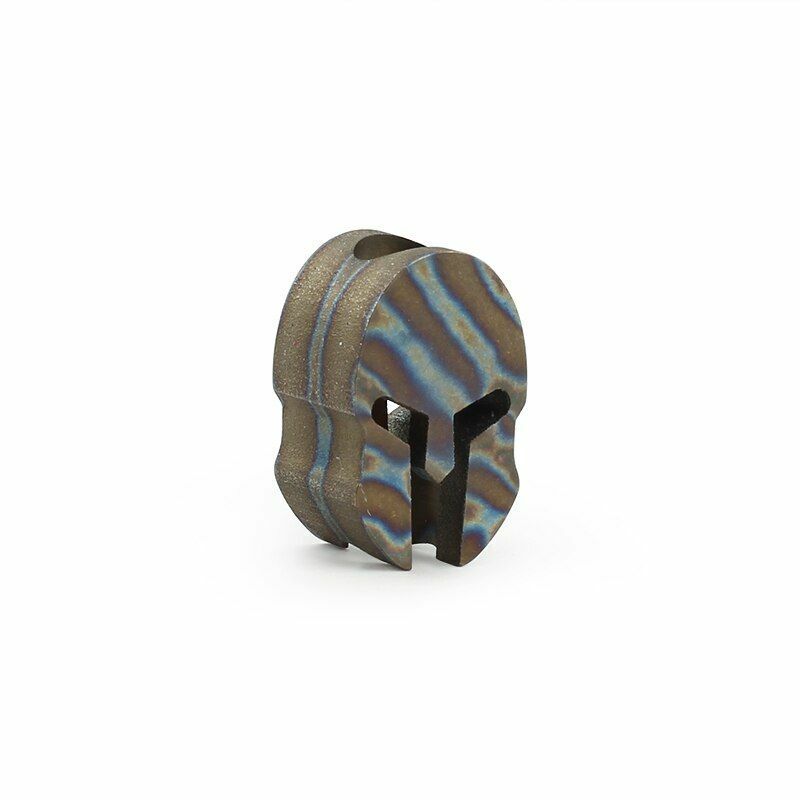 Gray Spider Helmet Butterfly Bat Alloy Knife Bead Titanium Paracord Accessories
