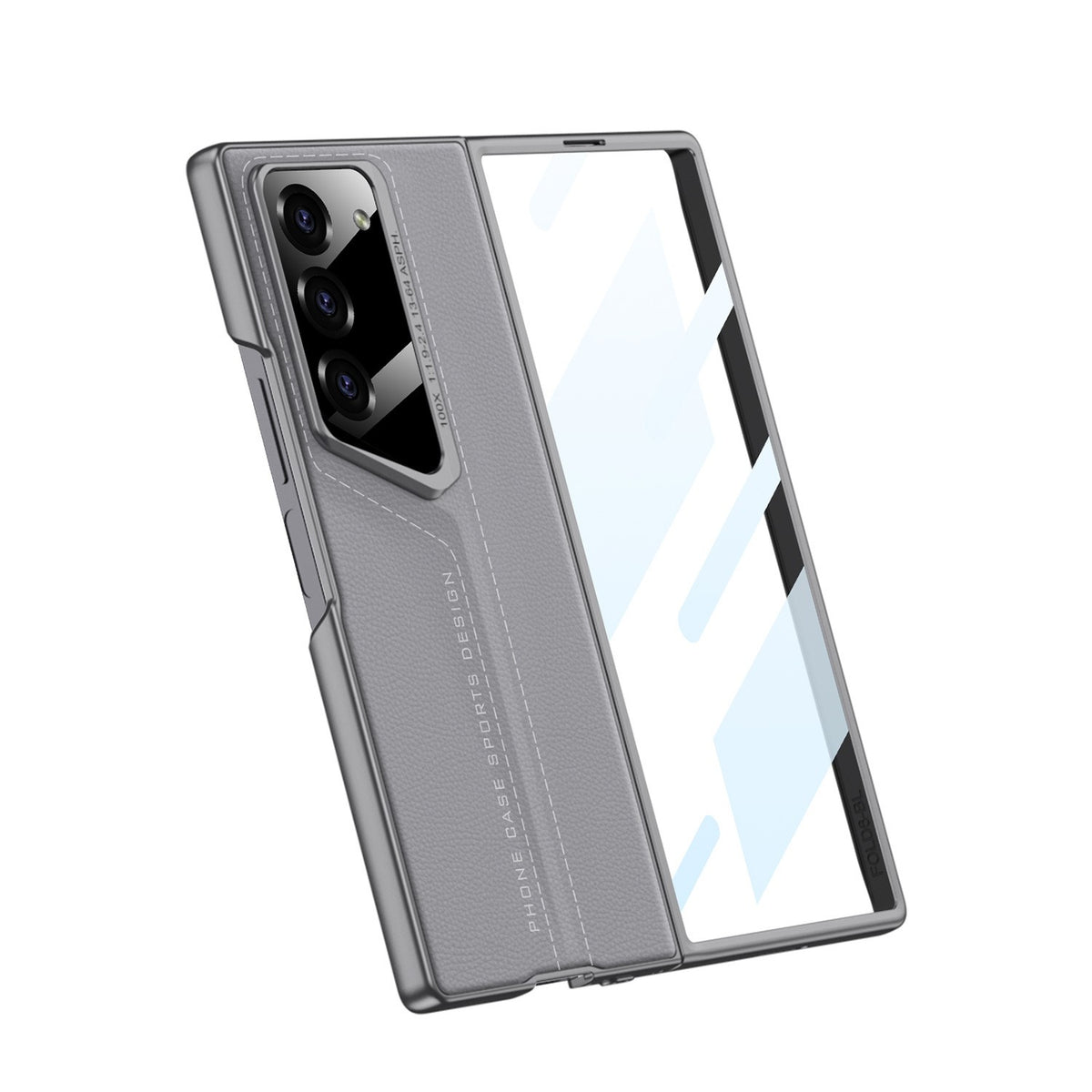 Ultra-thin Skin Feel Phone Case for SAMSUNG Galaxy Fold 6 PU Leather Back Cover