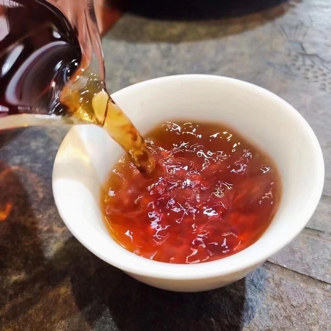 1988 Yunnan Aged Pu-erh Tea Loose Leaf Panda Pu'er Ripe Puerh Cooked Tea 300g