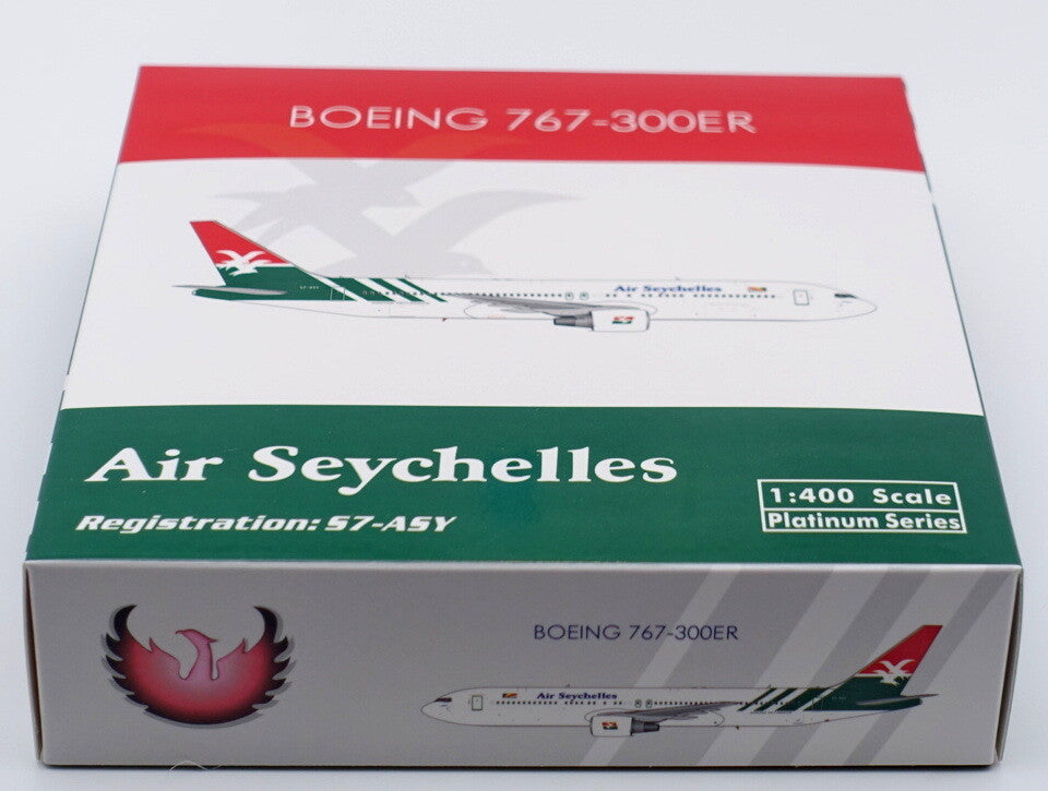 1:400 Phoenix Air Seychelles BOEING 767-300ER Passenger Airplane Diecast Model