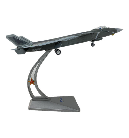 1:60 38CM China J-20 Stealth Fighter Airplane Diecast Military Aircraft Model