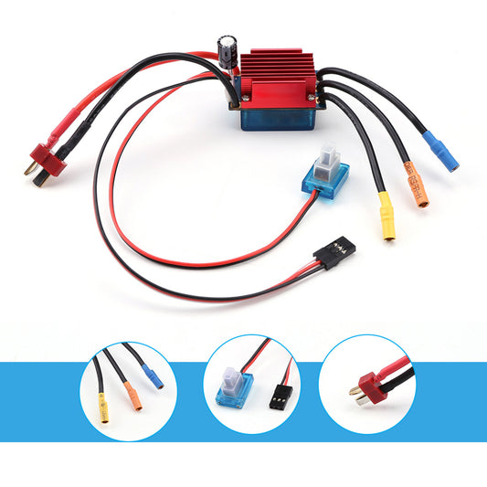 35A Brushless ESC Waterproof Speed Controller for 1/16 1/18 RC Car Truck Model