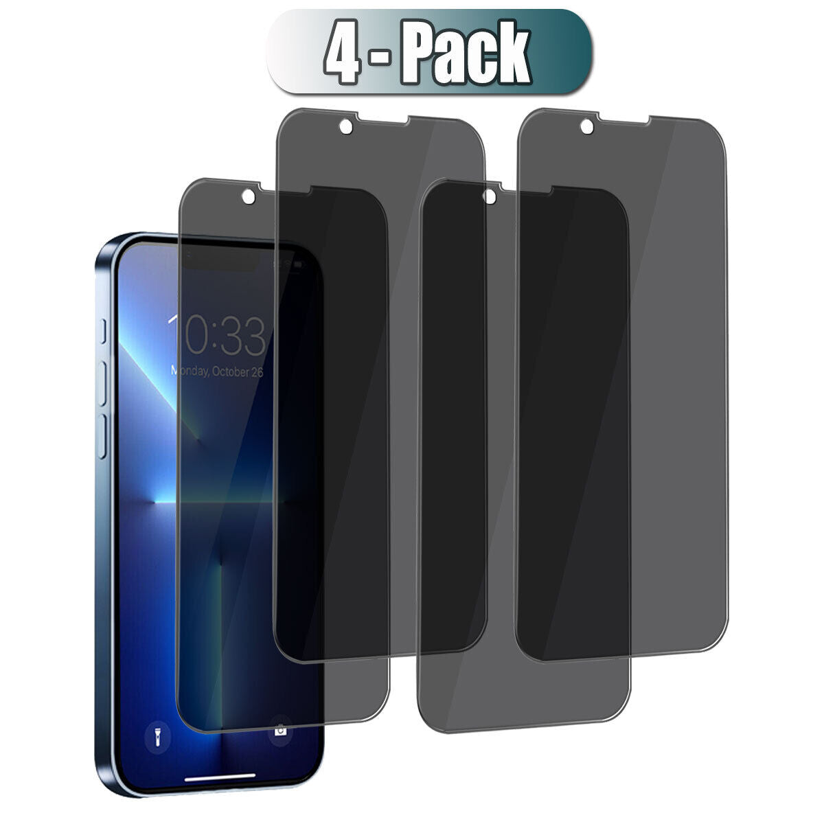 For iPhone 13 Pro/mini/Pro Max Privacy Tempered Glass Anti-Spy Screen Protector