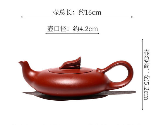 180ml Chinese Yixing Purple Clay Teapot Gongfu Teaset Handmade Tea Ceremony
