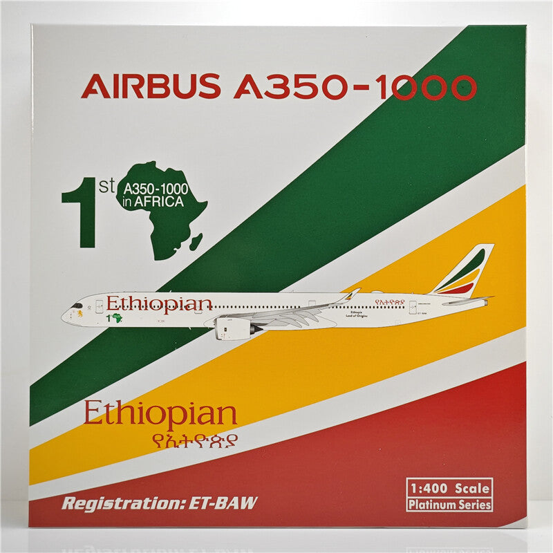 1:400 Phoenix Ethiopian AIRBUS A350-1000 Airplane Diecast Aircraft Plane Model