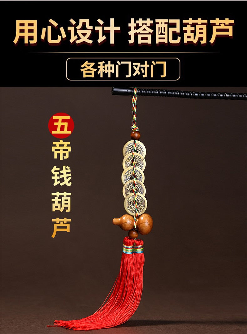 1pc Five Emperor Money Gourd Pendant Brass Copper Coin Ornament